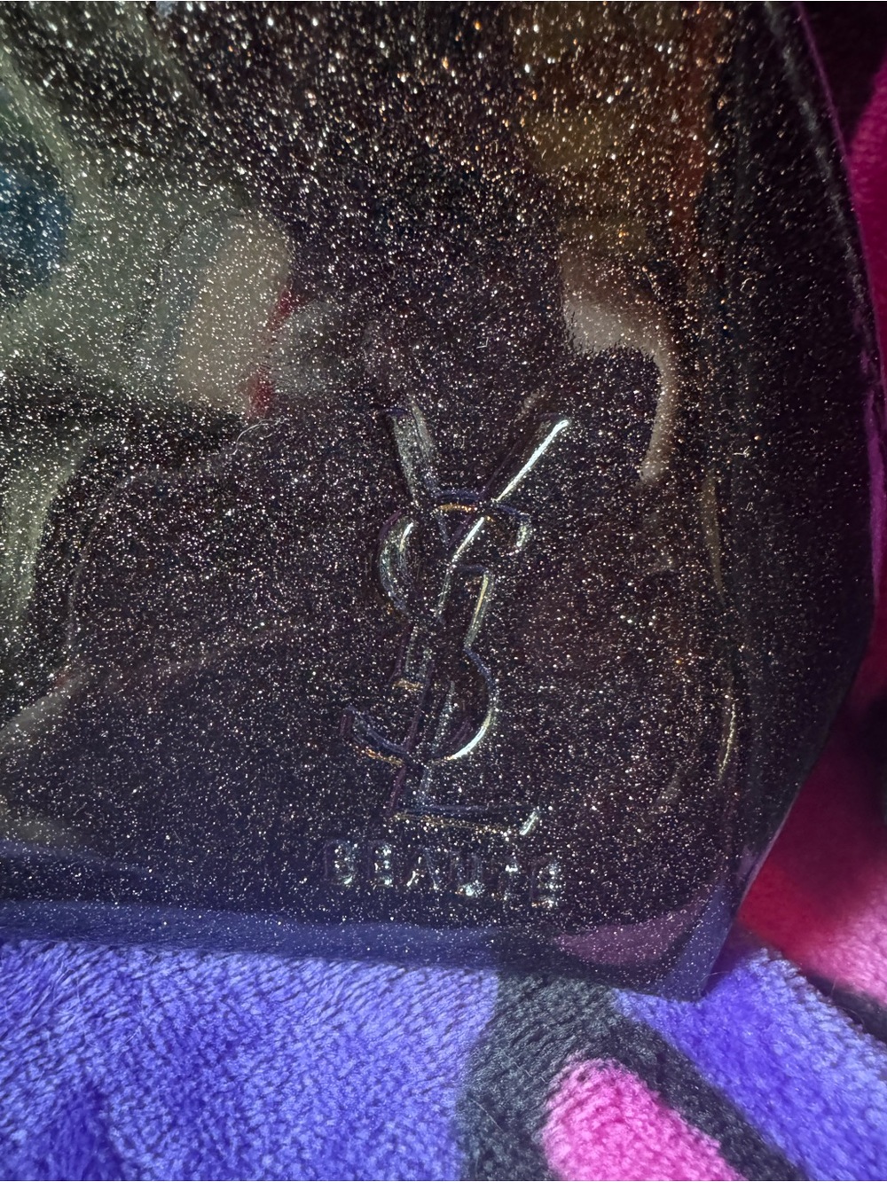 Yves Saint Laurent Cosmetic Bag with Makeup and Skincare - Picture 3 of 4